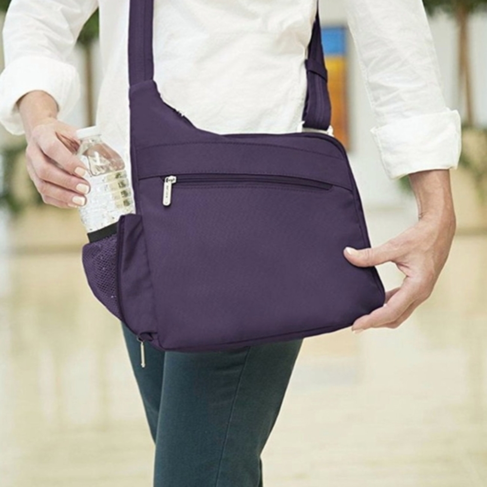 NWT Travelon Anti-Theft Purple Crossbody Bag